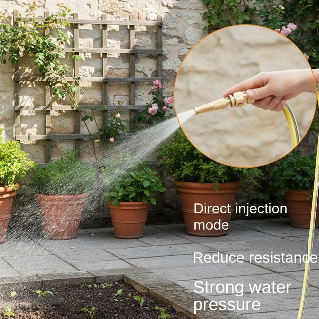 Easy & Quick High Pressure Brass Nozzle