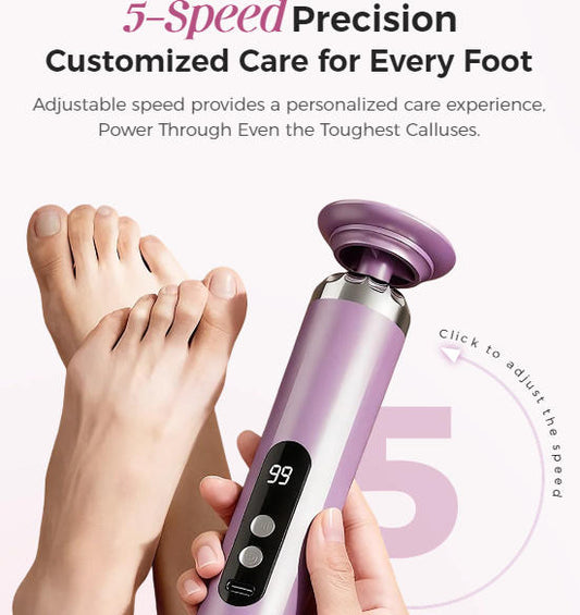 5 Speeds Multi-Function Electric Foot Grinder