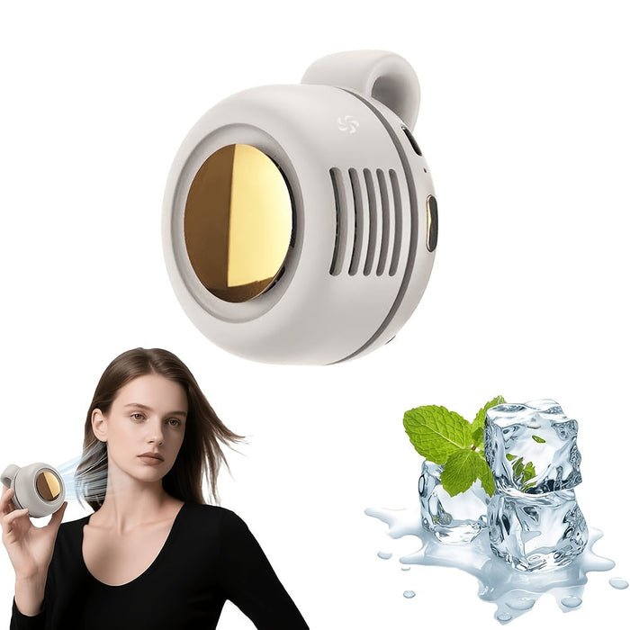 Kabelloser Blasenfrei-Ventilator – 360° Rundum-Wind, leise Kühlung für heiße Tage