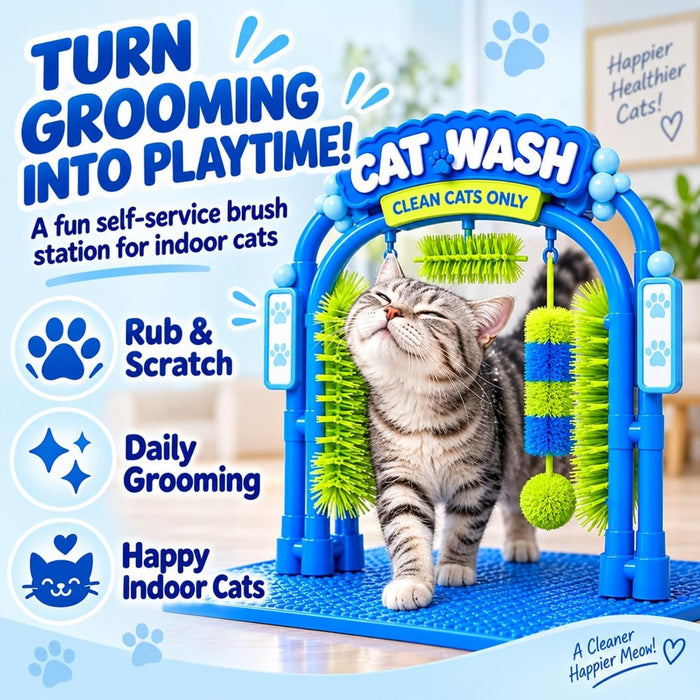 Self Grooming Cat Wash Station