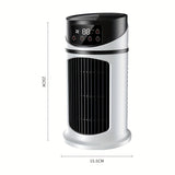 3-in-1 Luftkühler: Ventilator + Luftbefeuchter + Nachtlicht – 91 oz Wassertank, 6-stufiger Wind