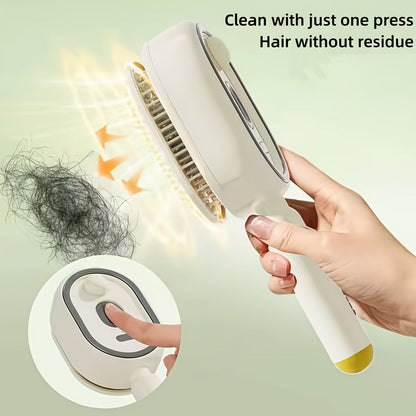 Air-Cushion Massagekamm mit Selbstreinigung und Anti-Frizz-Effekt