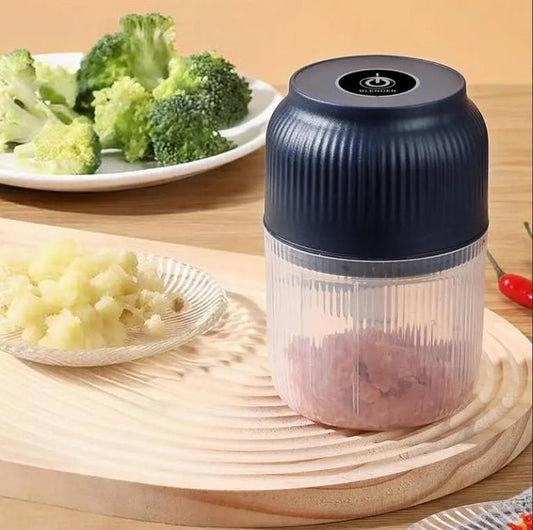 One-Button Multi Chopper – Perfect for Meat, Fruit, Chili & Ginger