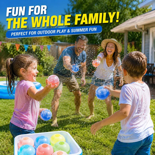 Quick-Fill Silicone Water Balls – Reusable for Beach, Pool & Garden