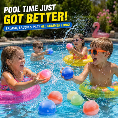 Quick-Fill Silicone Water Balls – Reusable for Beach, Pool & Garden