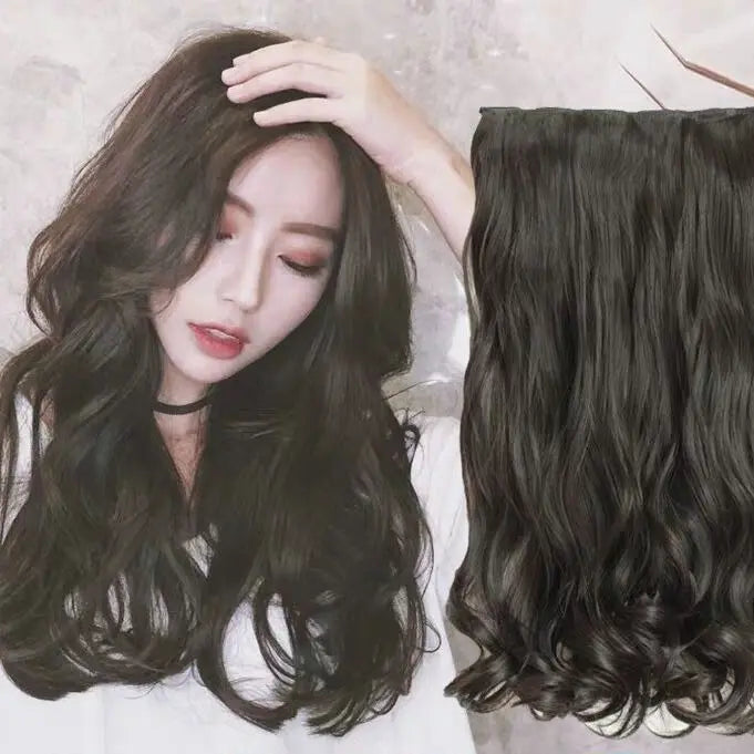 Hair Clip Curly Panjang Keriting Bergelombang